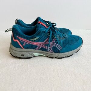 ASICS Women's Gel Venture 8 Teal Running Shoes Sneakers Size 8.5